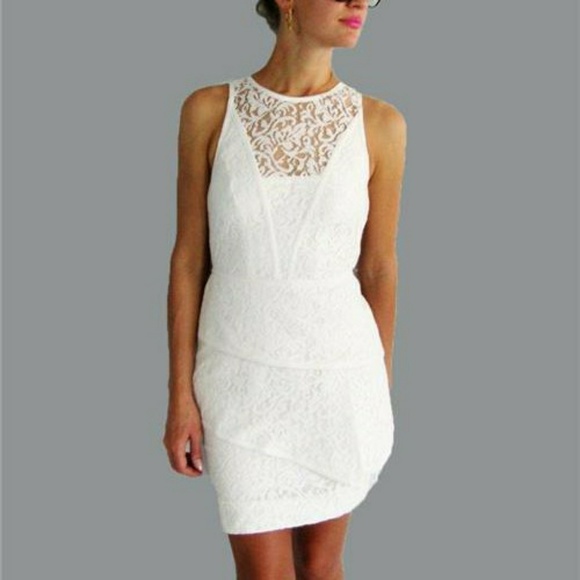 Gianni Bini Dresses & Skirts - Gianni Bini Lace White Dress